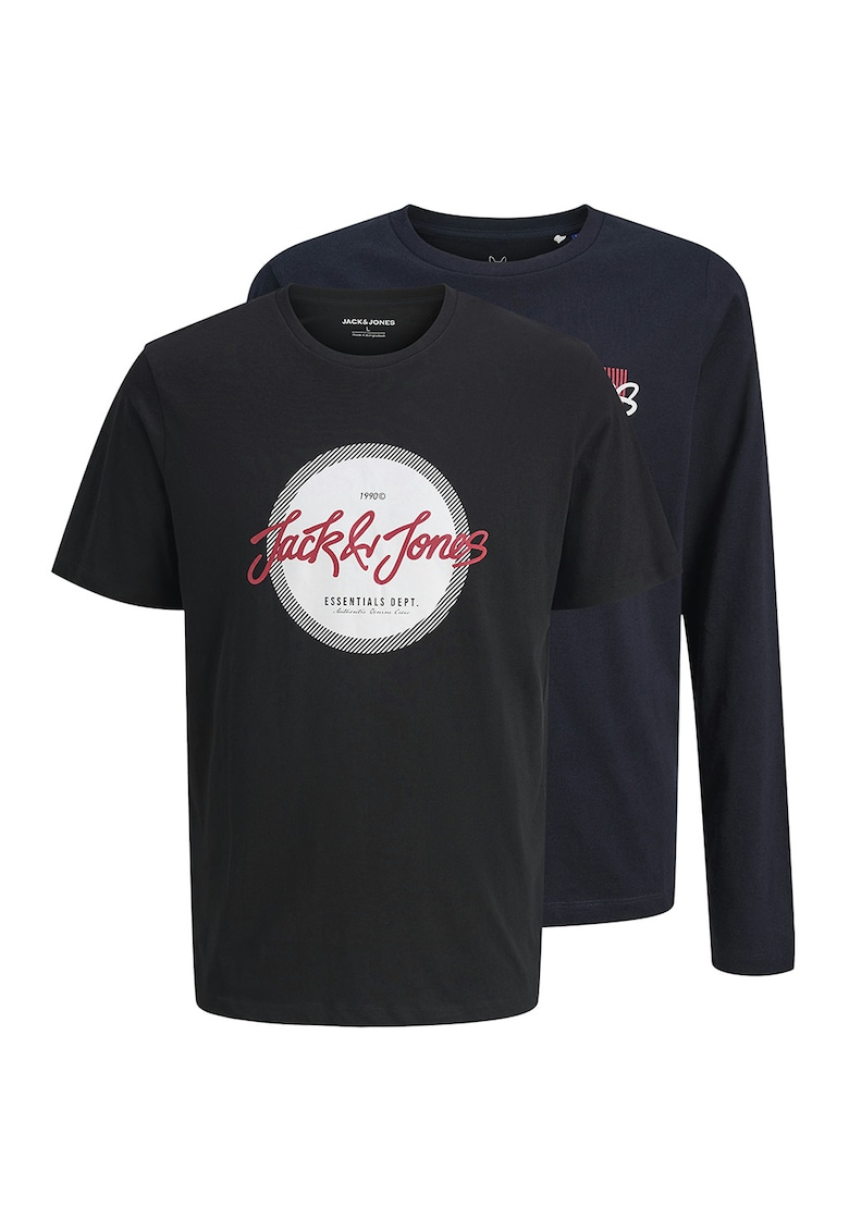 Set de tricou si bluza cu imprimeu