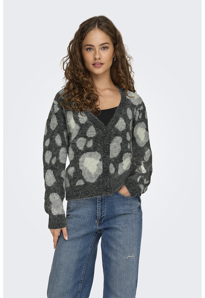 Cardigan cu animal print