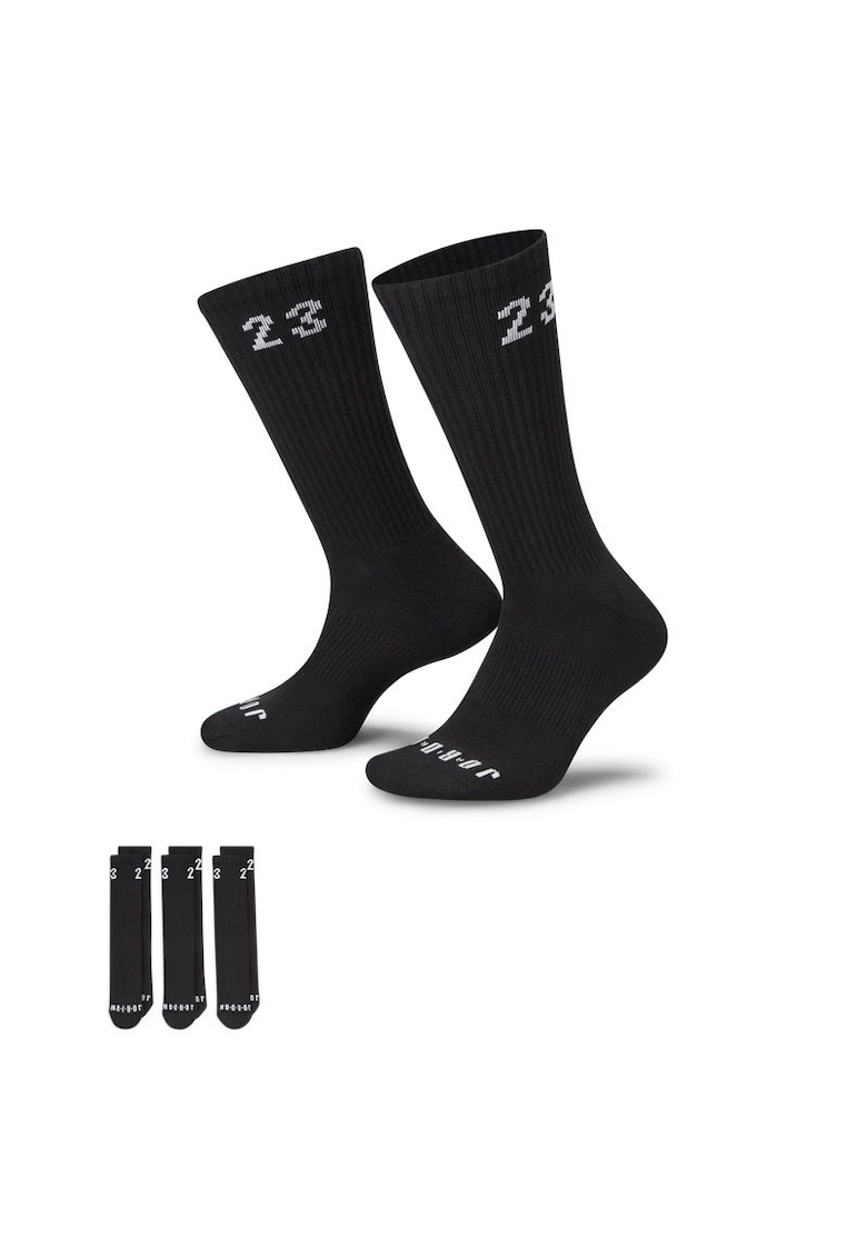 Sosete U JORDAN ESSENTIAL CREW 3PR-DA5718-010