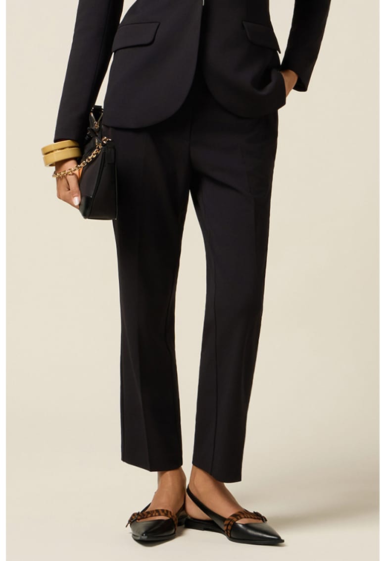 Pantaloni drepti cu pensa