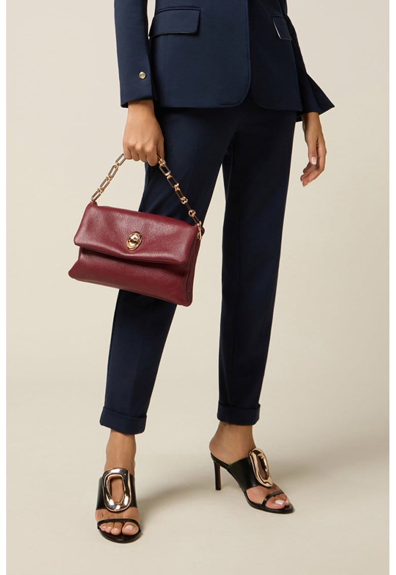 Pantaloni drepti cu talie medie