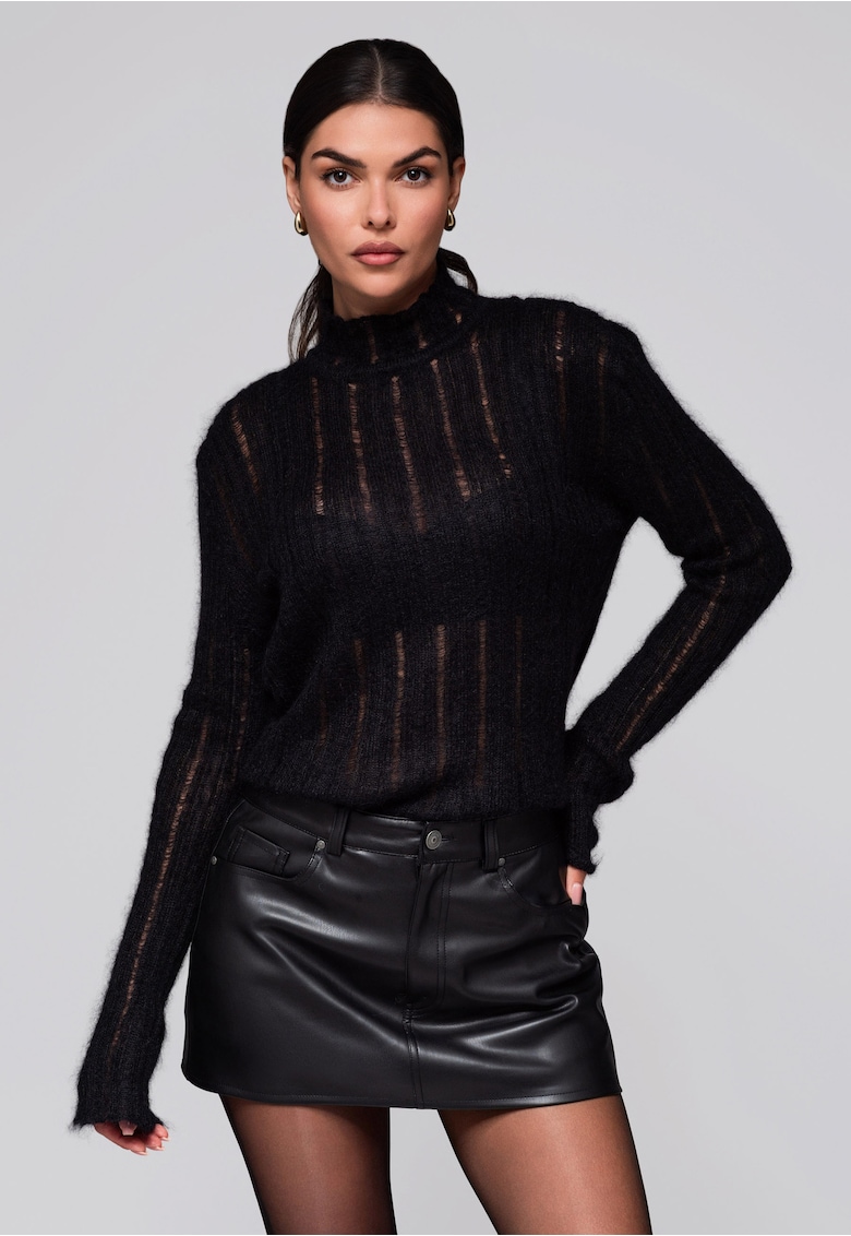 Pulover din amestec de mohair  LW-SWTN-0112