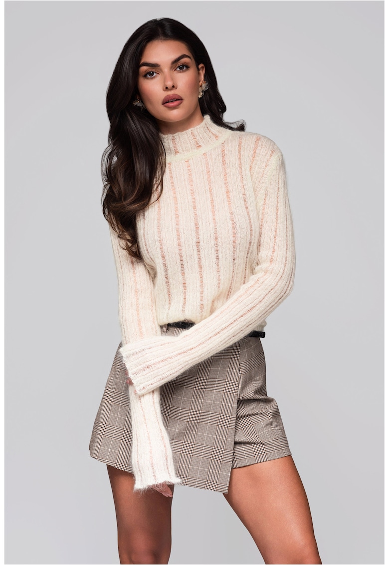 Pulover din amestec de mohair  LW-SWTN-0112