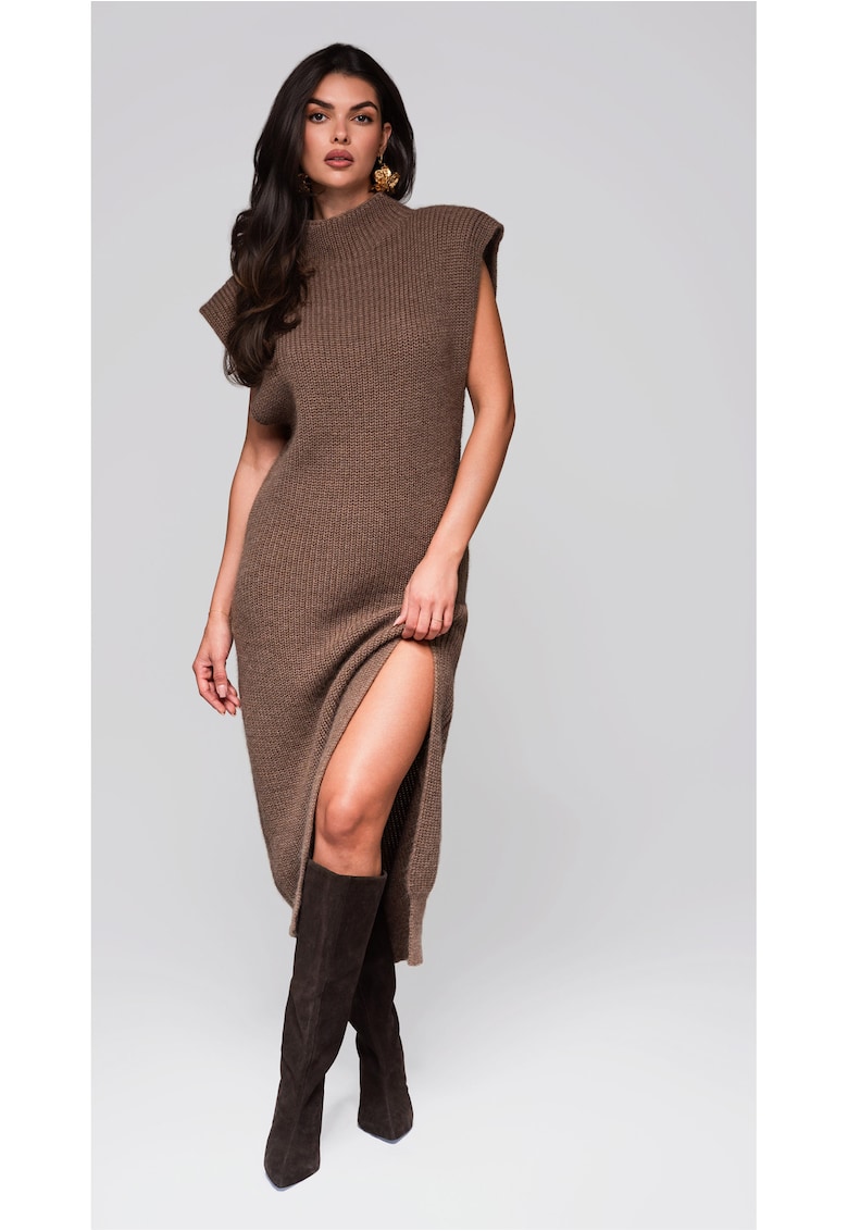 Pulover lung din amestec de lana  LW-SWSW-0111