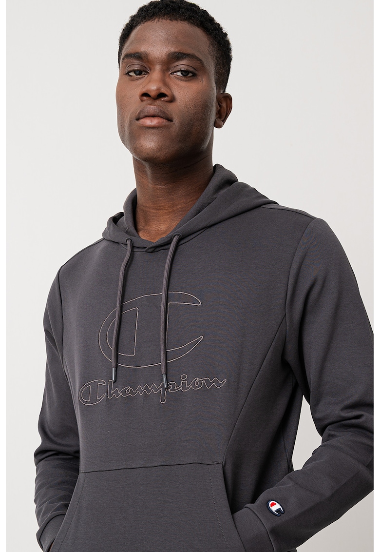 Hanorac slim-fit cu imprimeu logo