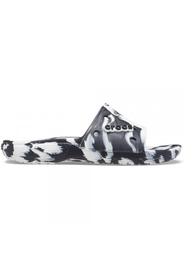 Papuci Classic Marbled Slide - US Alb - White/Black