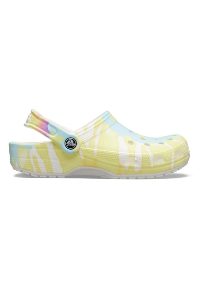 Saboti Classic Tie-Dye Graphic Clog - US Alb - White/Multi