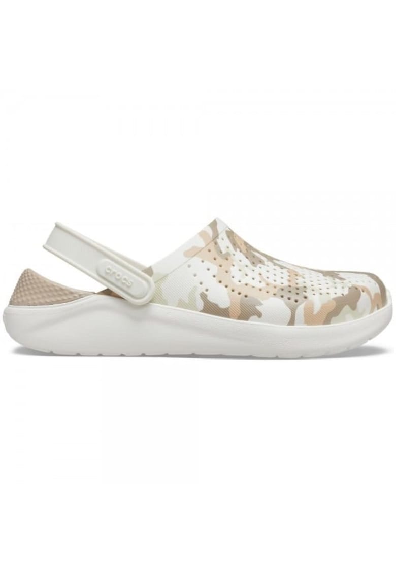 Saboti LiteRide Printed Camo Clog - Alb