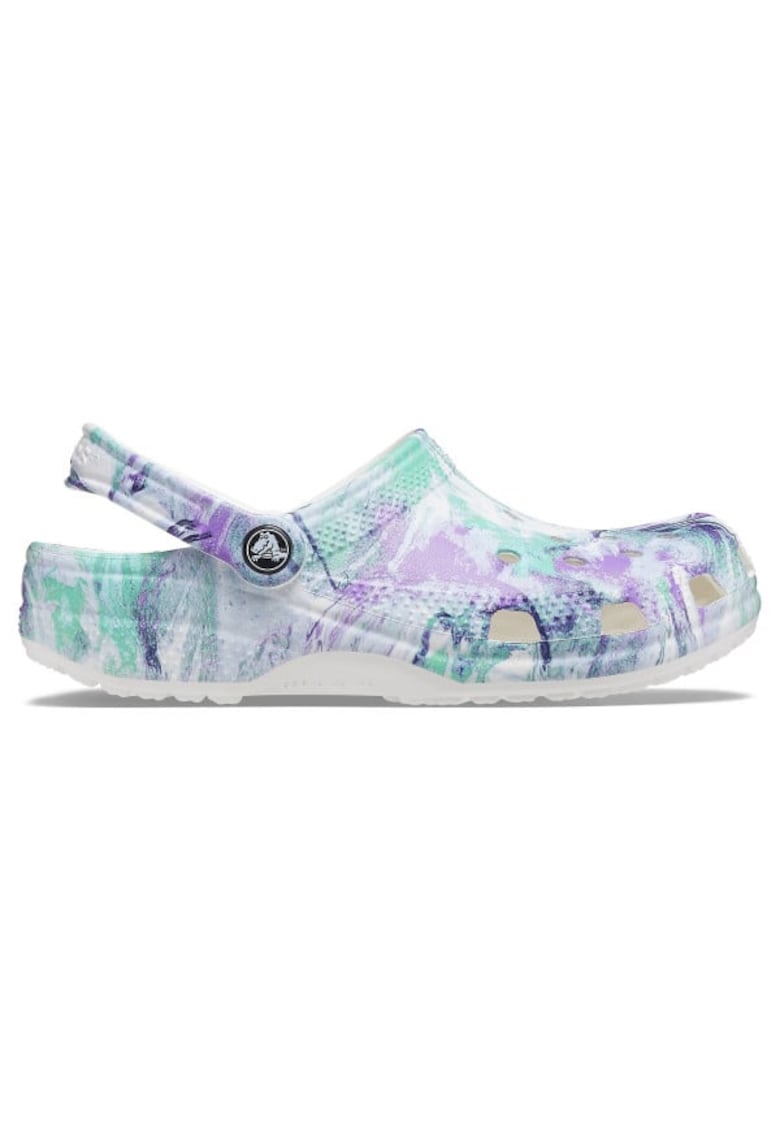 Saboti Classic Out of this World II Clog - US Alb - White/Multi