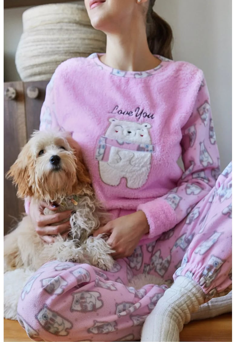 Pijamale roz aprins