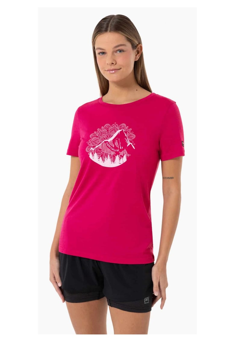 Tricou din amestec de lana Montain Mandal Tree