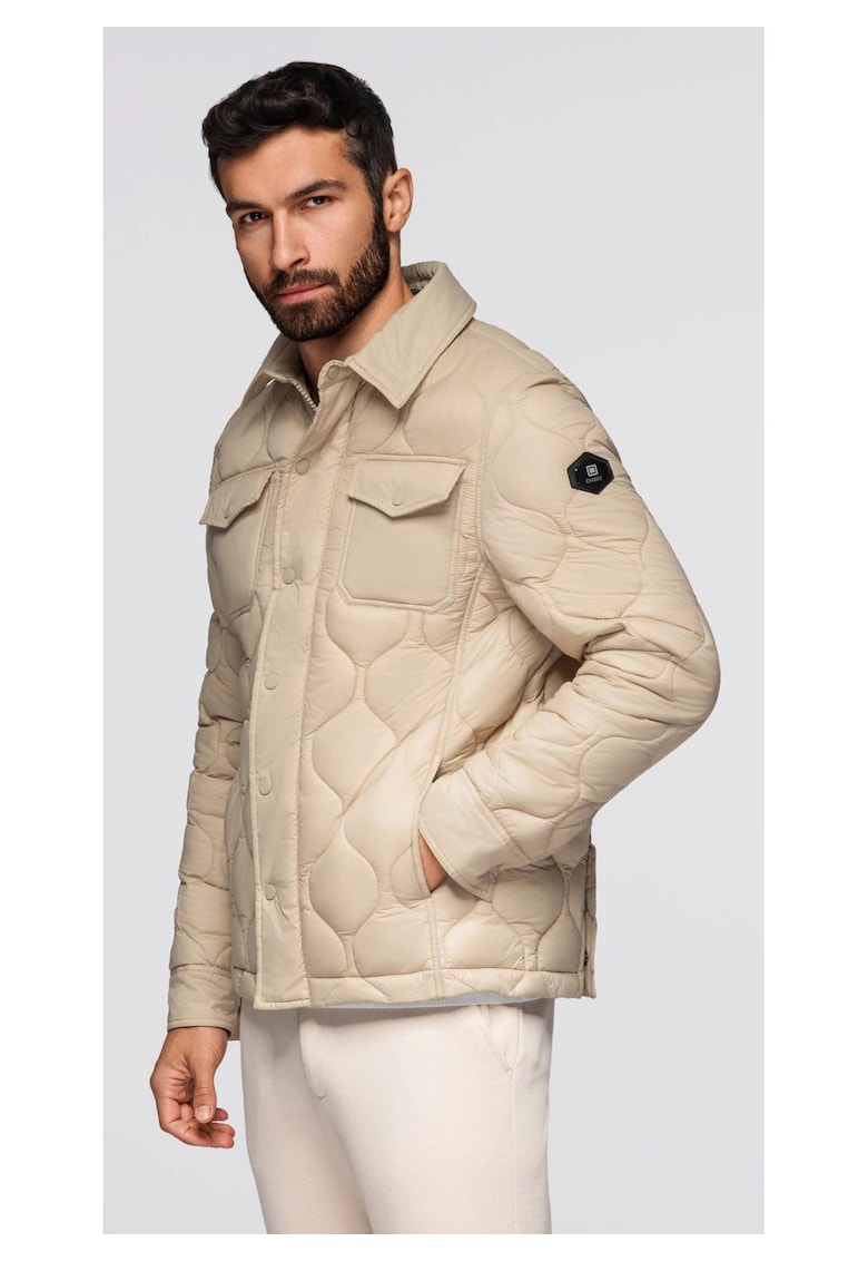 Jacheta matlasata in stil camasa OM-JALP-0215