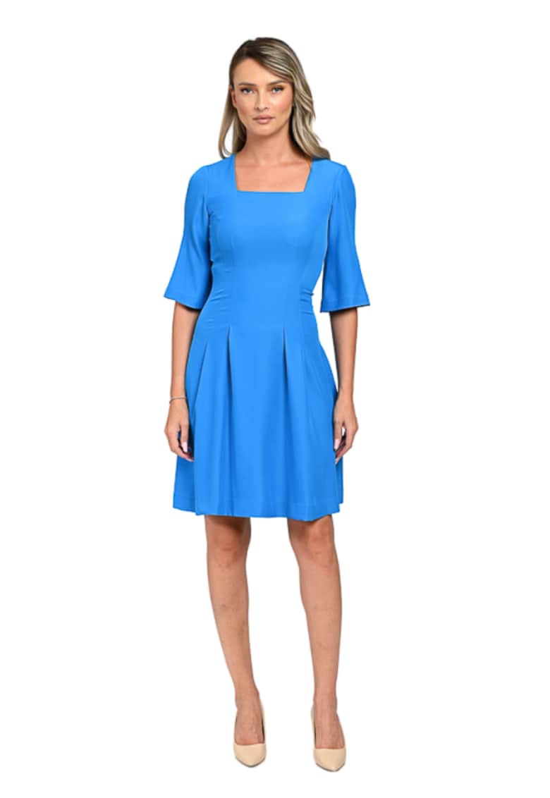 Rochie cu drapaj cu pliuri Sage
