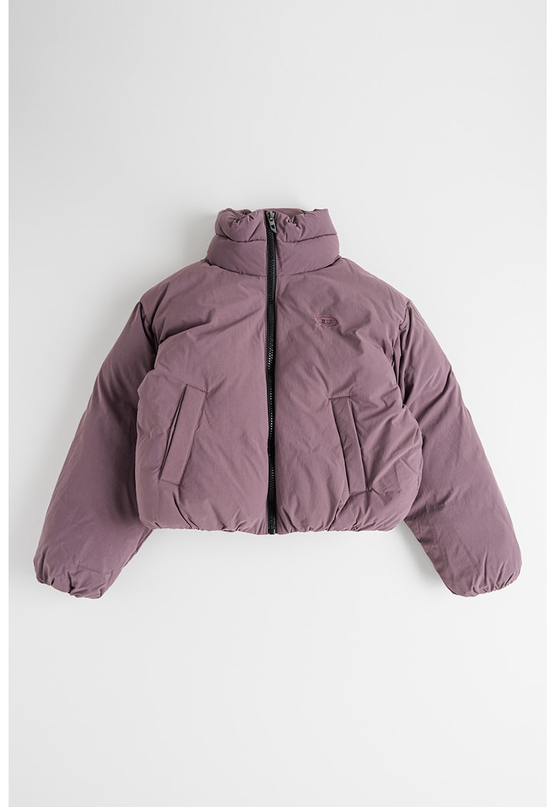 Geaca crop cu guler Ravys