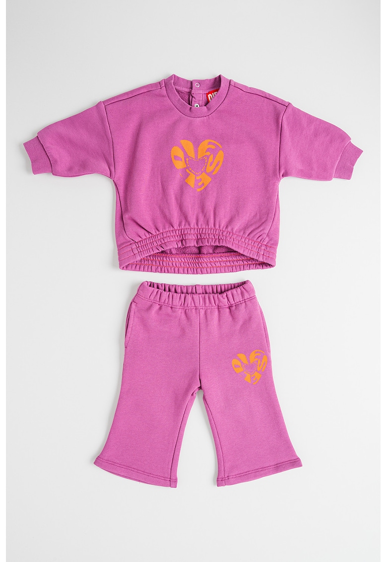 Set de bluza de trening si pantaloni evazati de trening Anpib