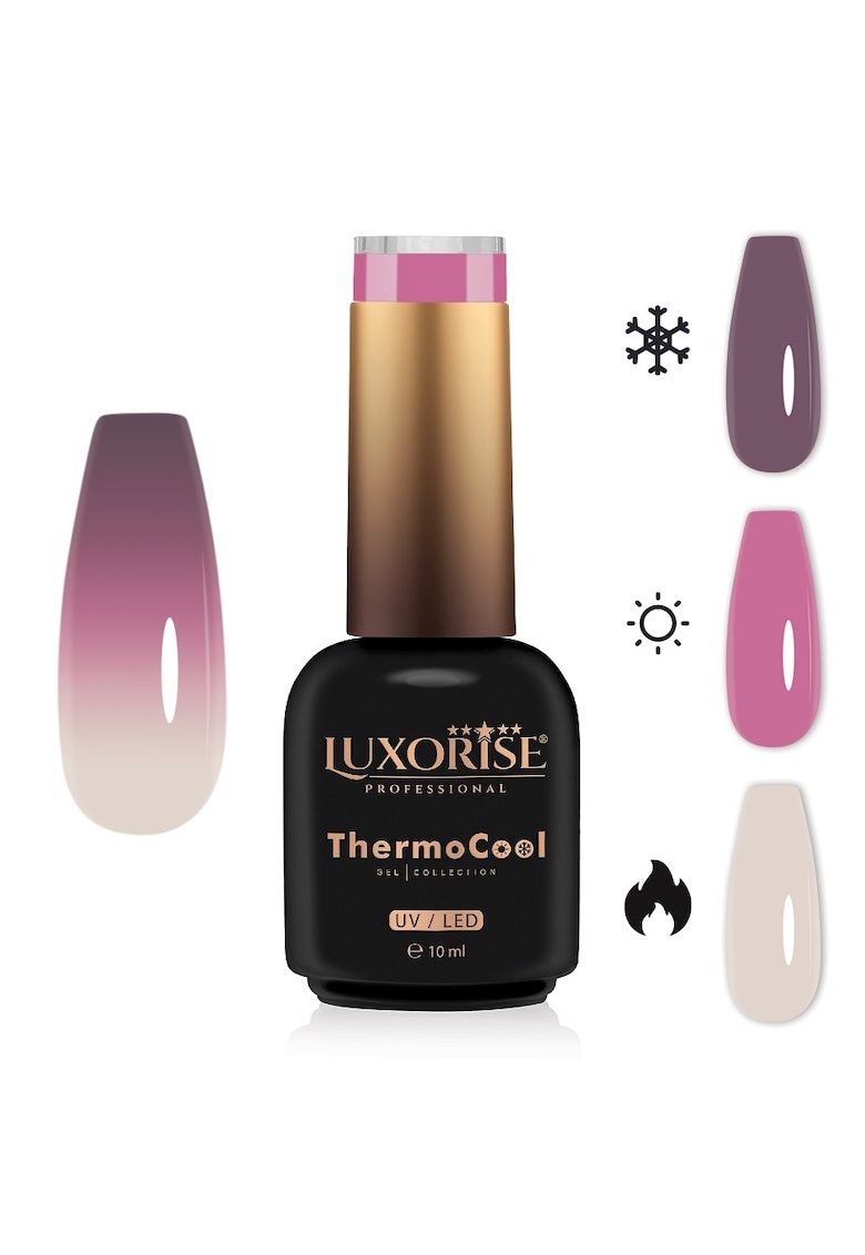 Oja Semipermanenta Termica 3 Culori ThermoCool - Peony Petals 10ml