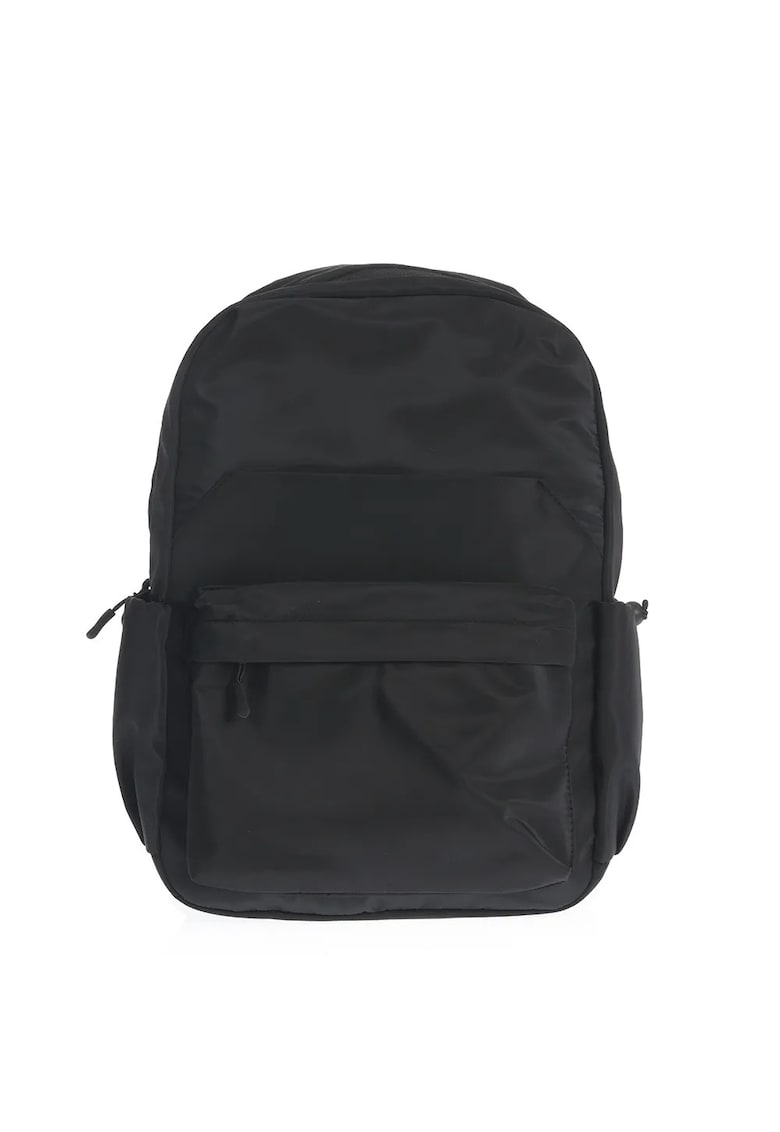 Rucsac negru pentru laptop cu buzunare laterale si frontale