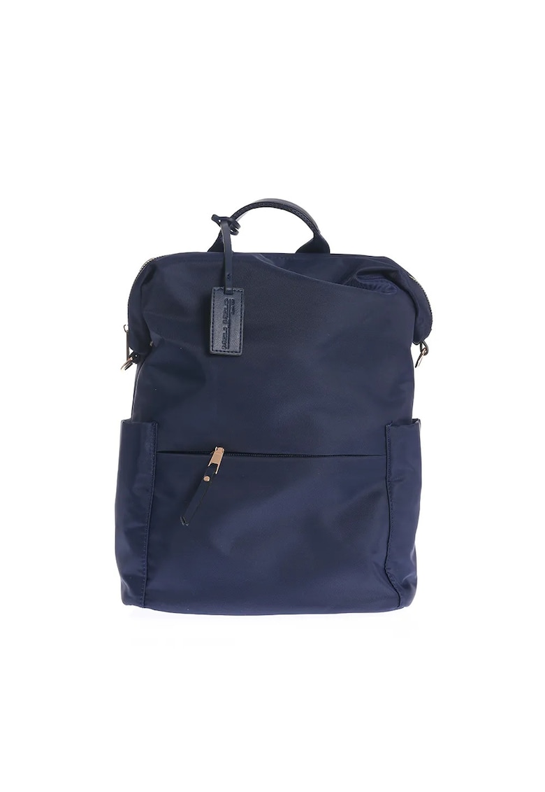 Rucsac bleumarin cu buzunare laterale