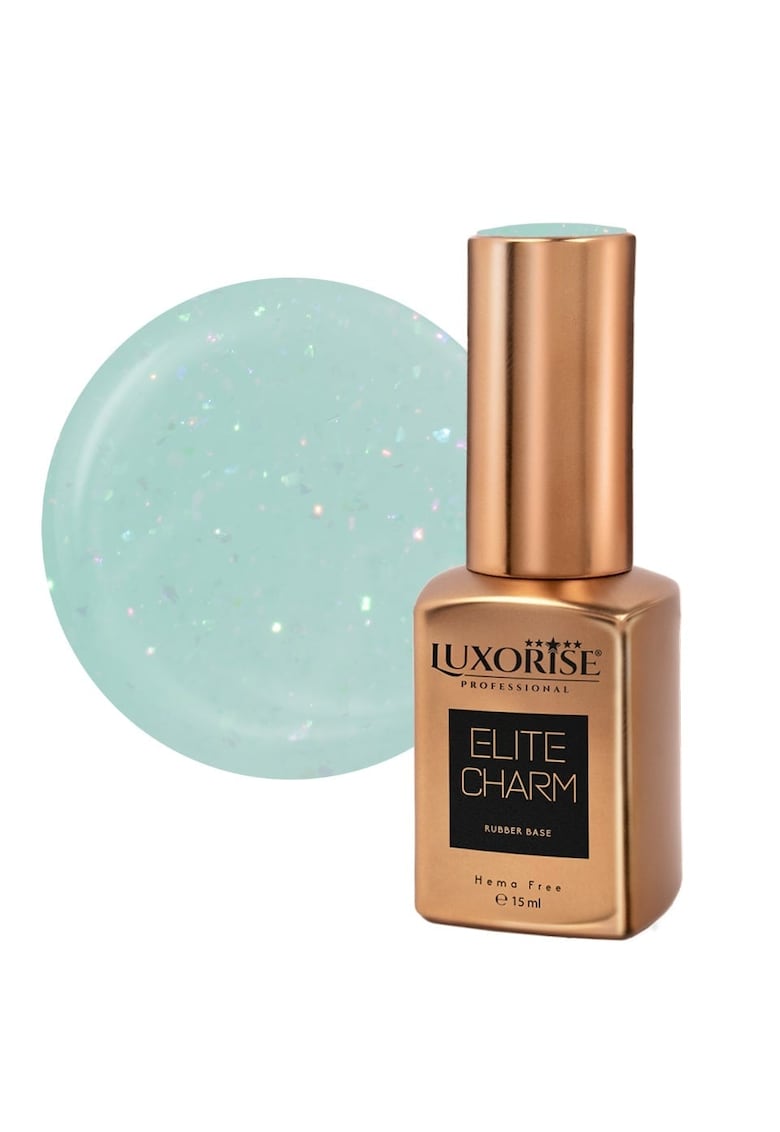 Rubber Base Elite Charm - Mint Brilliance 15ml