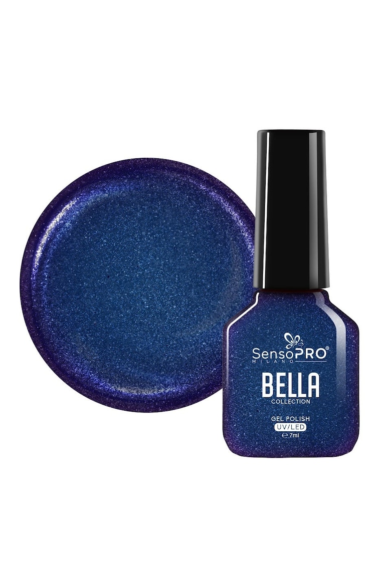 Oja Semipermanenta BELLA Collection - Blue Sparkle - 7ml