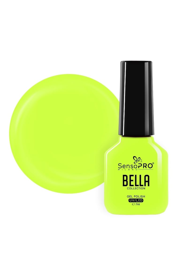 Oja Semipermanenta BELLA Collection - Neon Green - 7ml