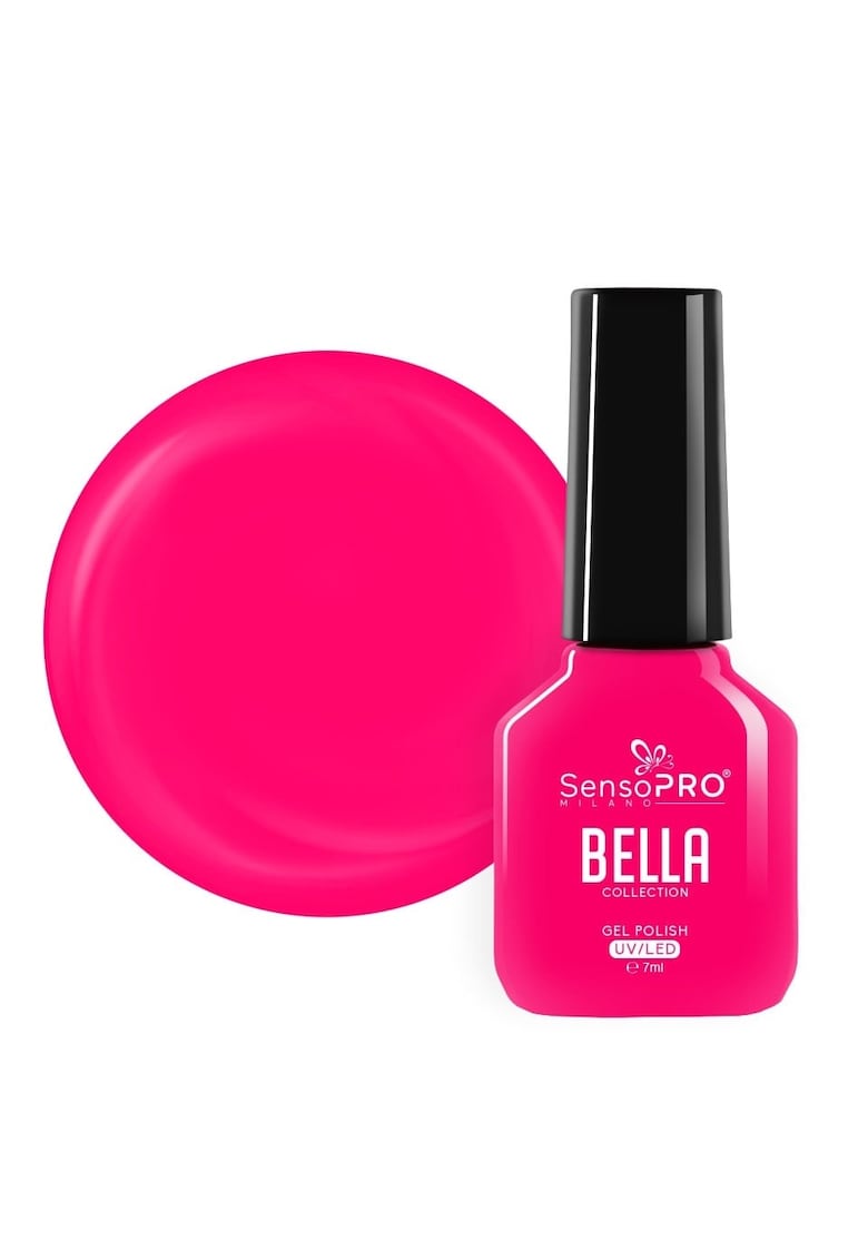 Oja Semipermanenta BELLA Collection - Electric Pink - 7ml