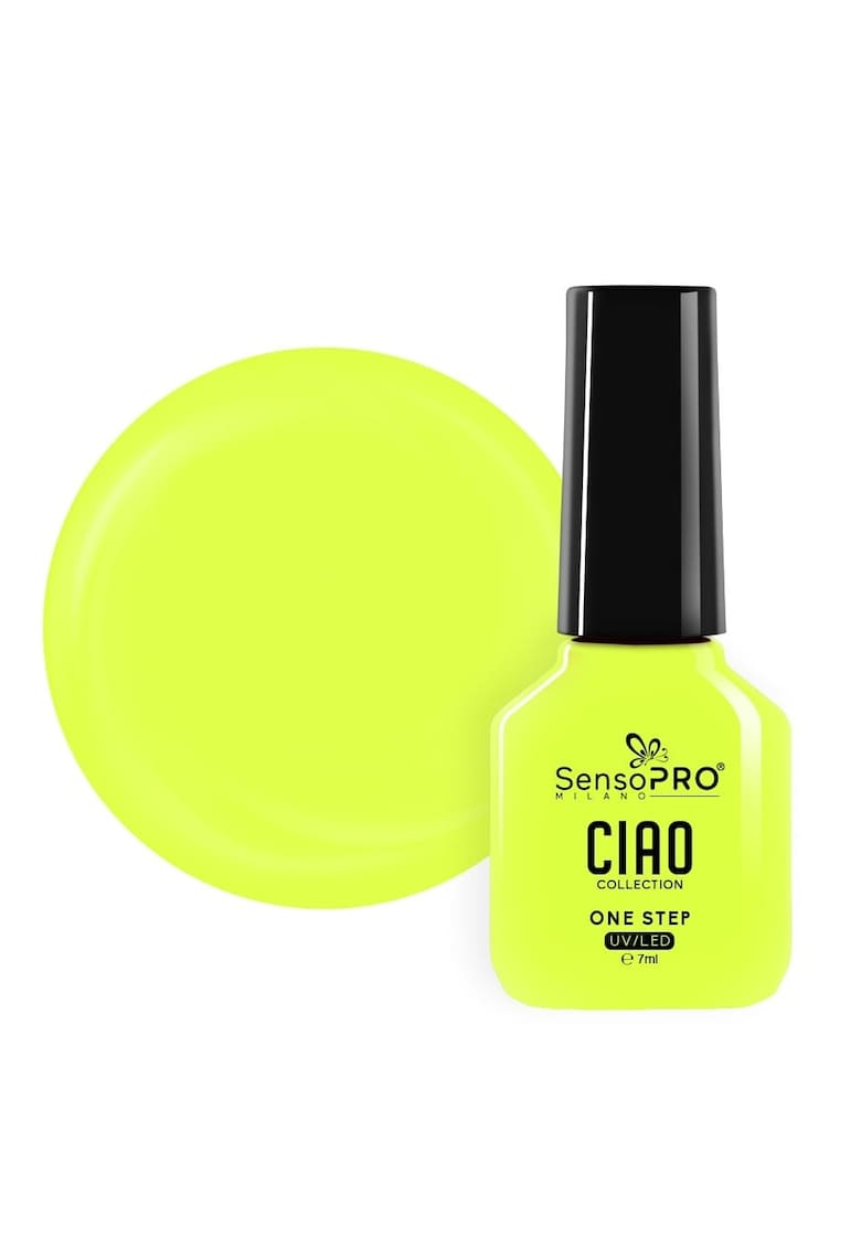 Oja Semipermanenta One Step CIAO Collection - Neon Green 7ml