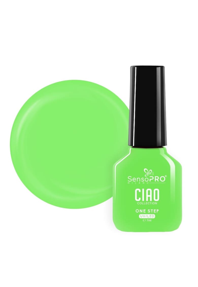 Oja Semipermanenta One Step CIAO Collection - Electric Green 7ml