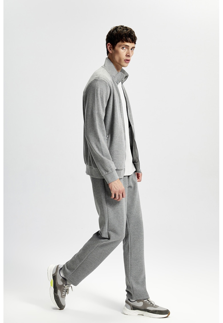 Pantaloni jogger cu buzunare cu fermoar