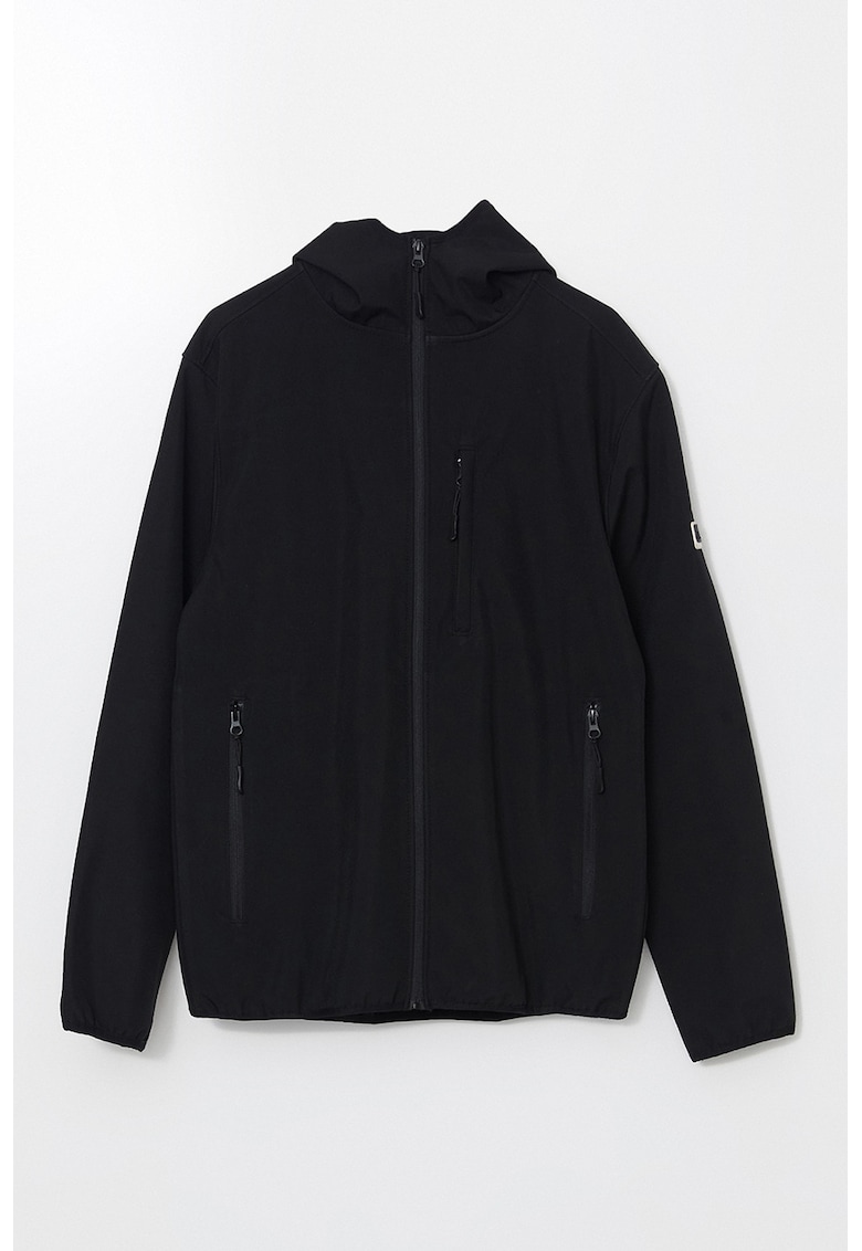 Jacheta cu gluga si fermoar