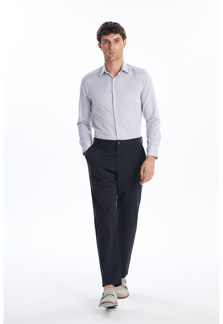 Pantaloni chino slim-fit - Gri antracit
