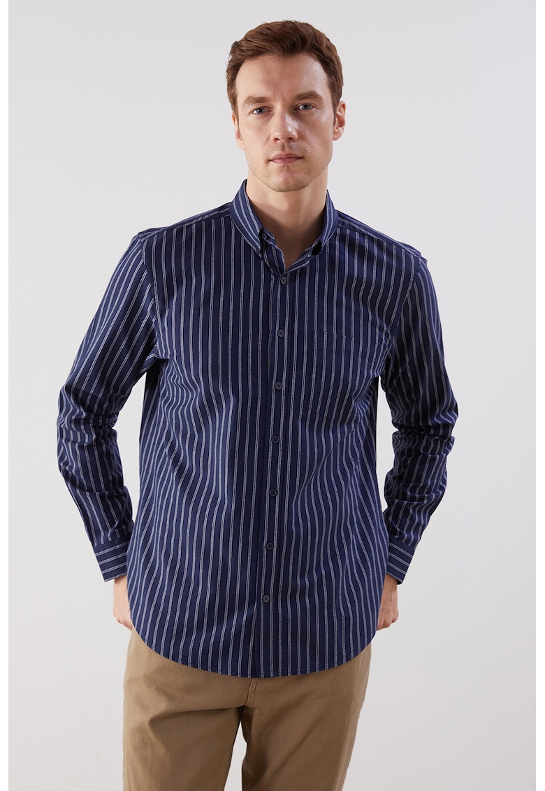 Camasa din bumbac cu dungi