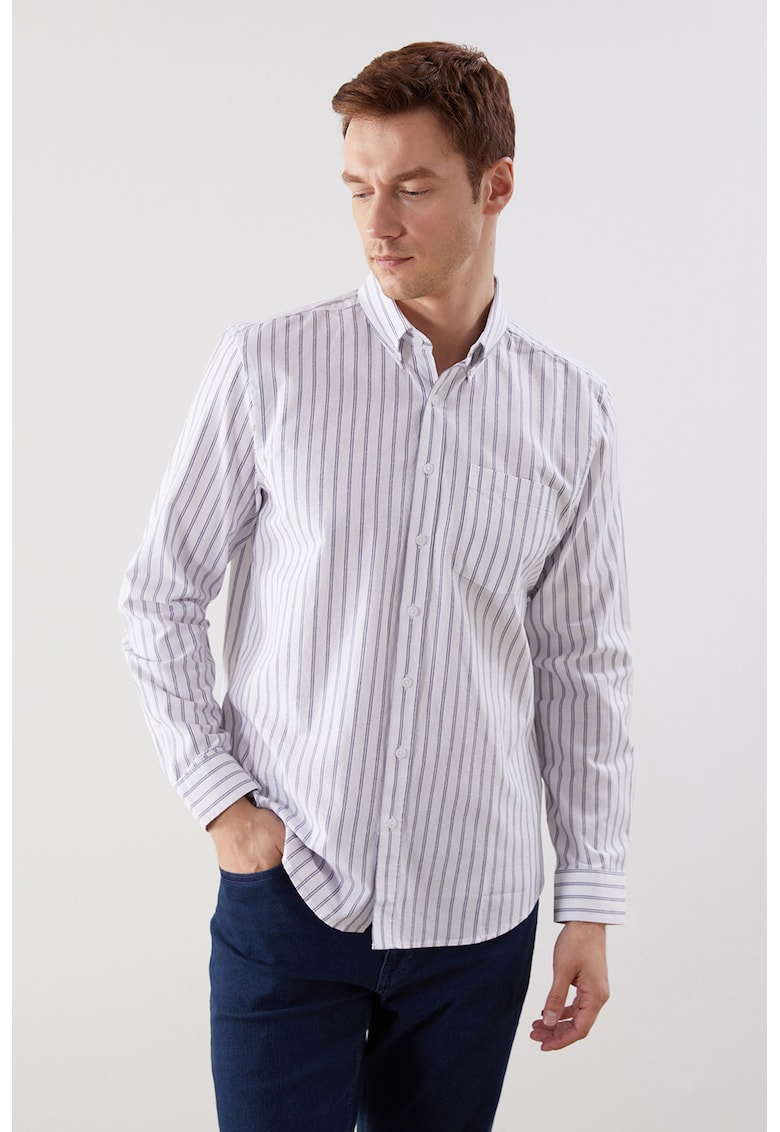 Camasa din bumbac cu dungi