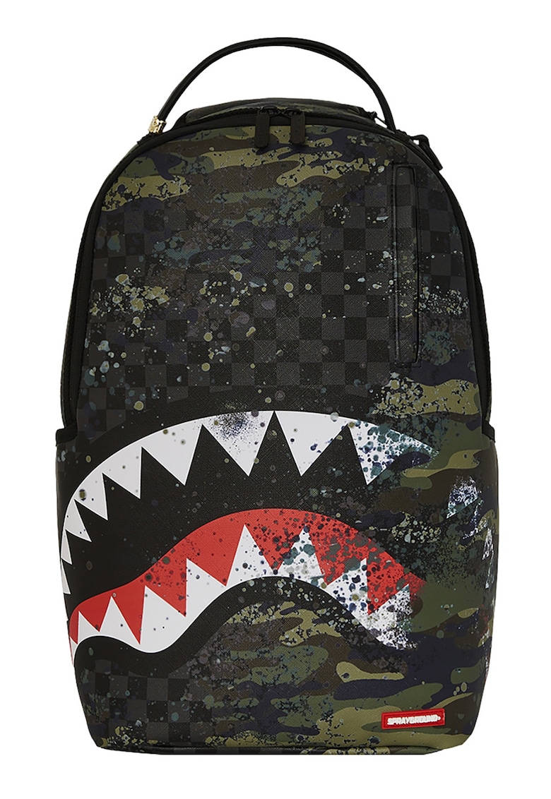 Rucsac cu model grafic si bretele ajustabile Rucsac cu model grafic si bretele ajustabile