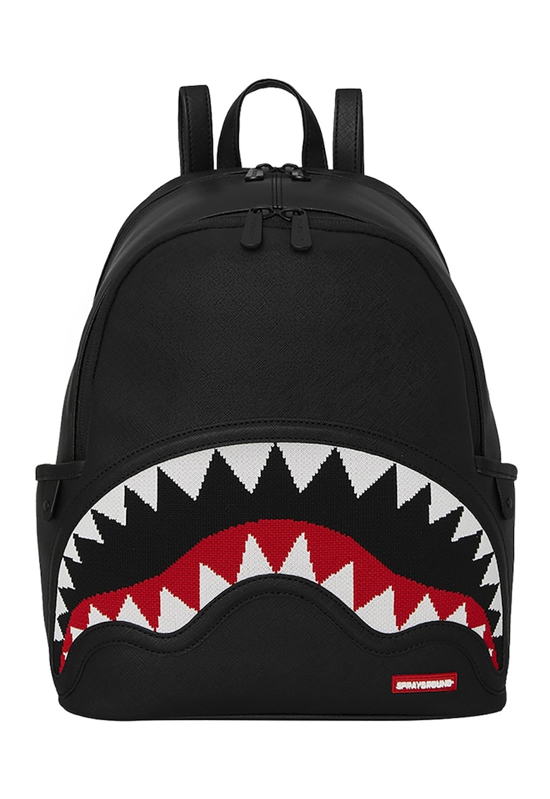 Rucsac textil cu imprimeu grafic