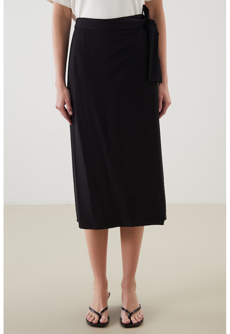 Fusta midi cu model petrecut