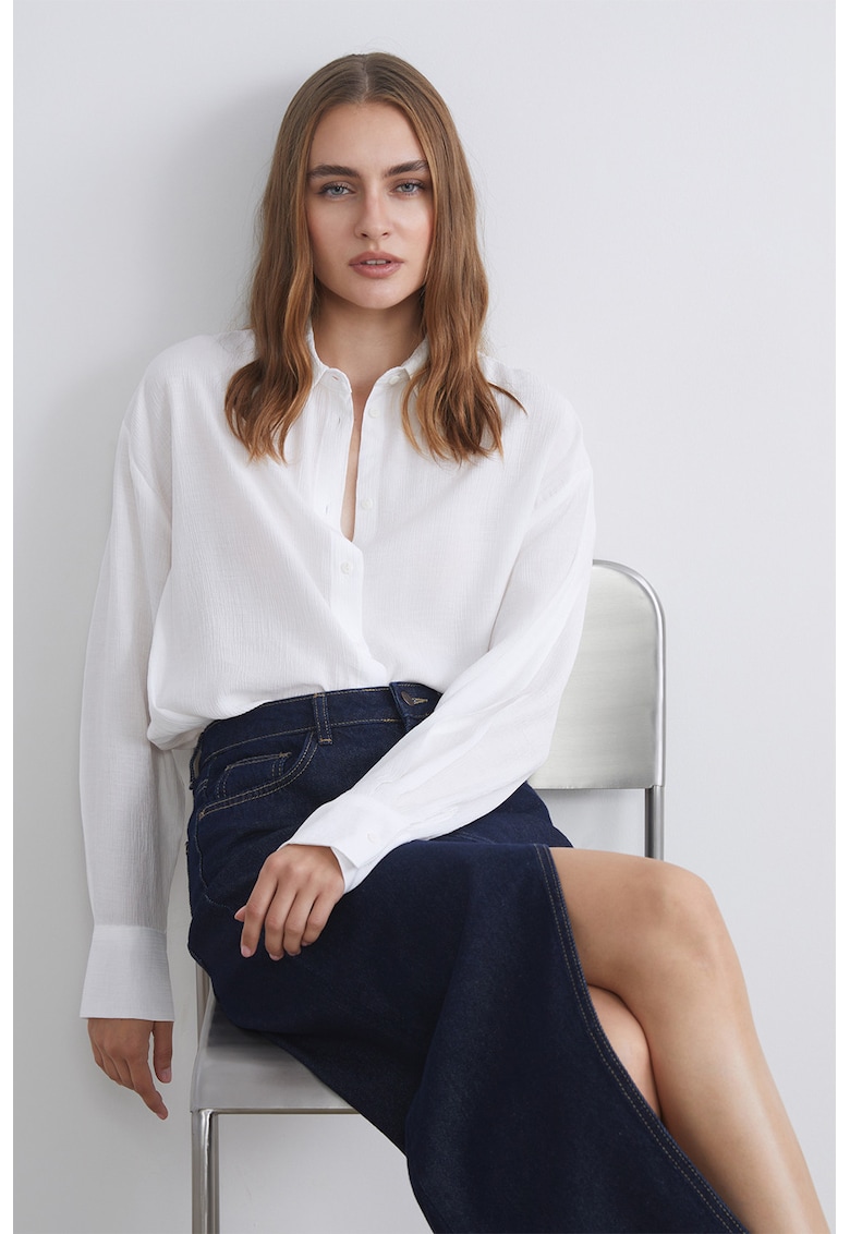 Camasa lejera cu maneci lungi