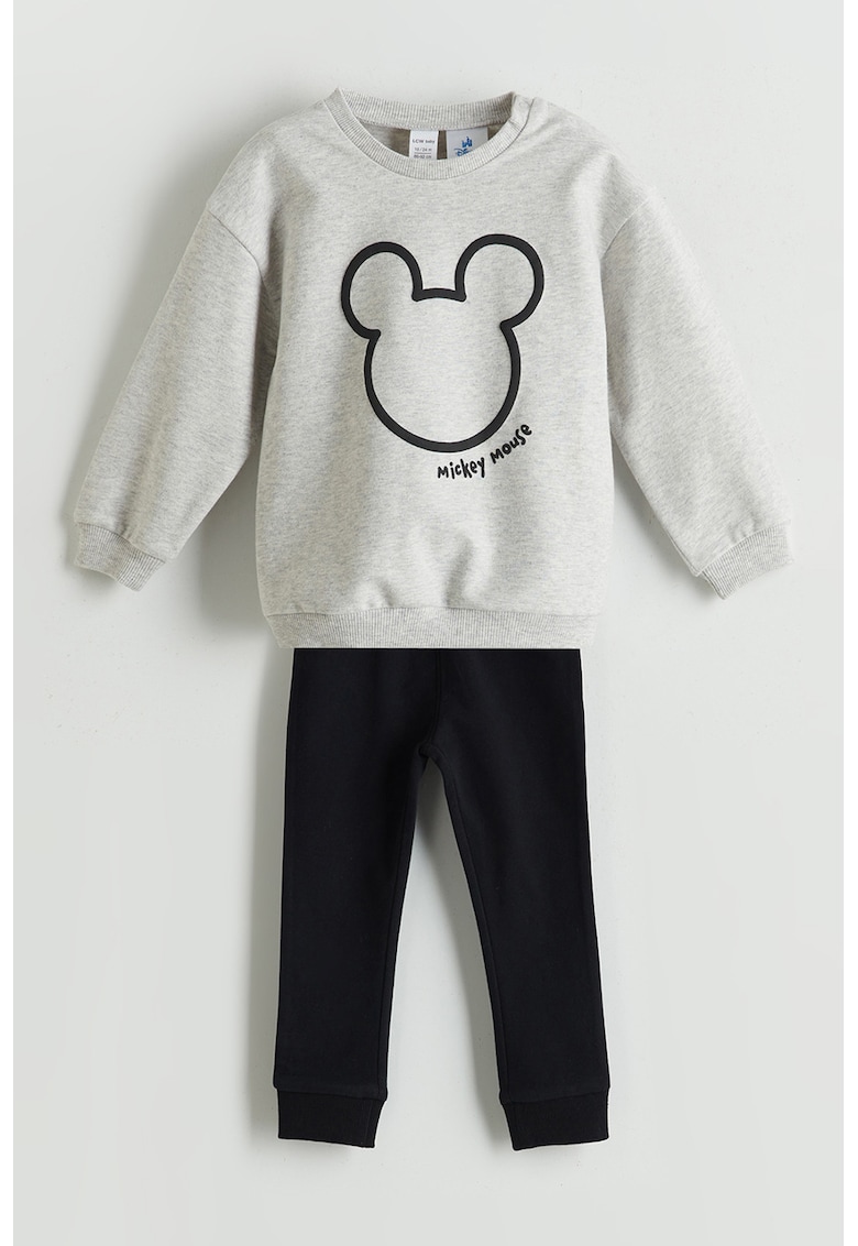 Set de bluza de trening cu model cu Mickey Mouse si pantaloni - 2 piese