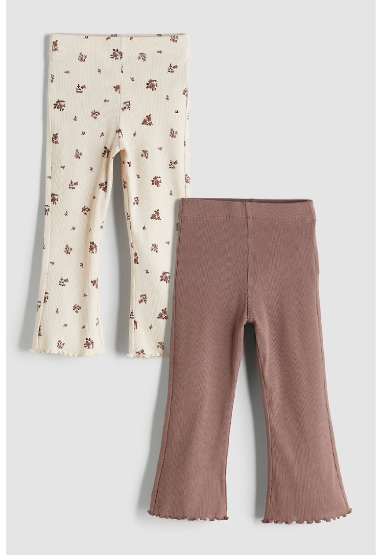 Set de pantaloni evazati - 2 perechi