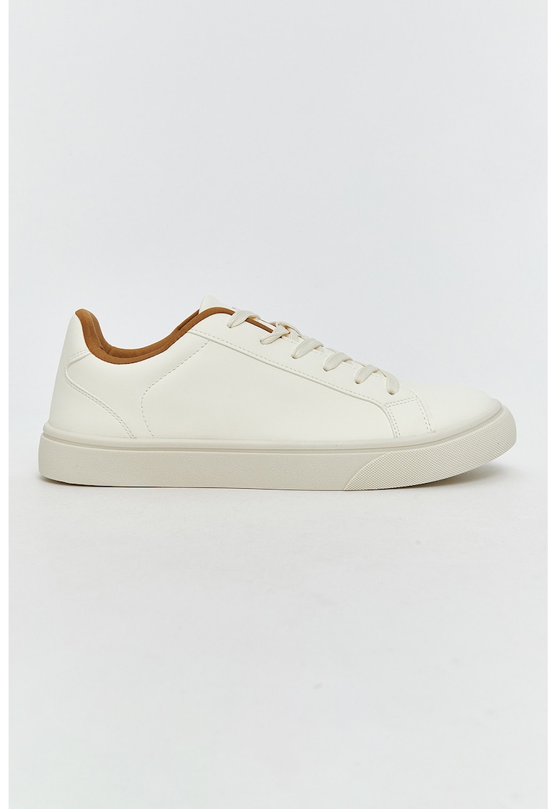 Pantofi sport uni din piele ecologica