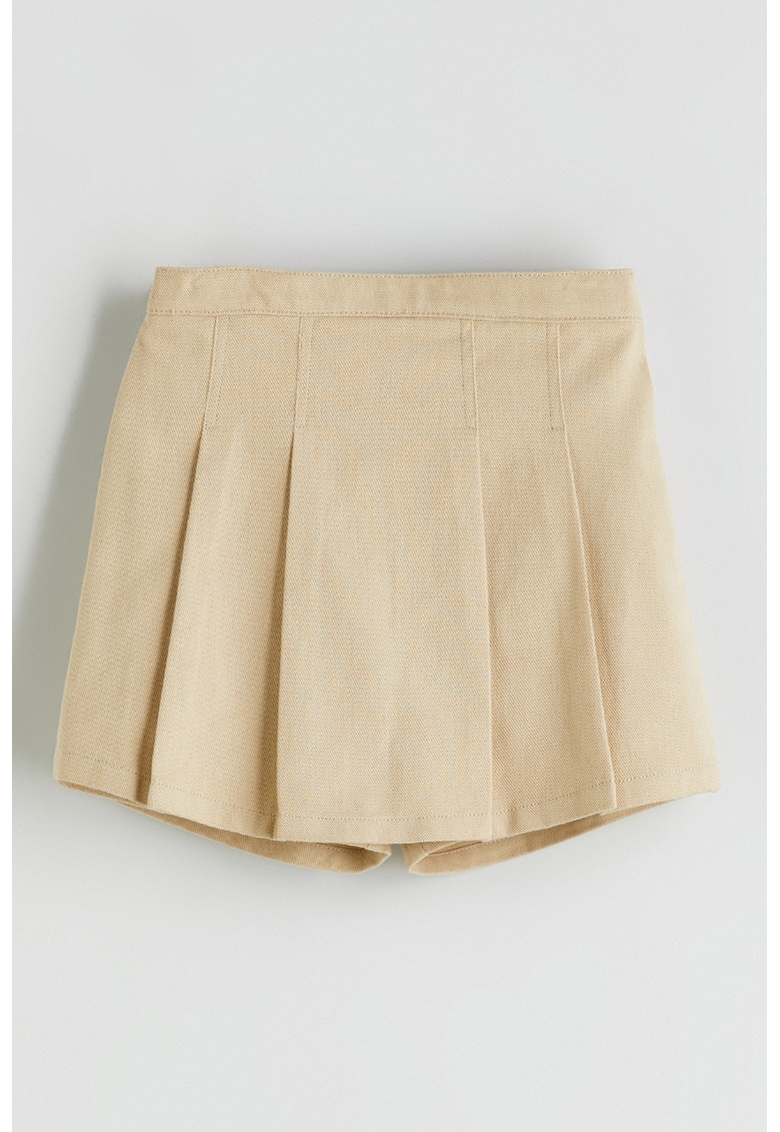Fusta-pantalon scurta cu aspect plisat Fusta-pantalon scurta cu aspect plisat