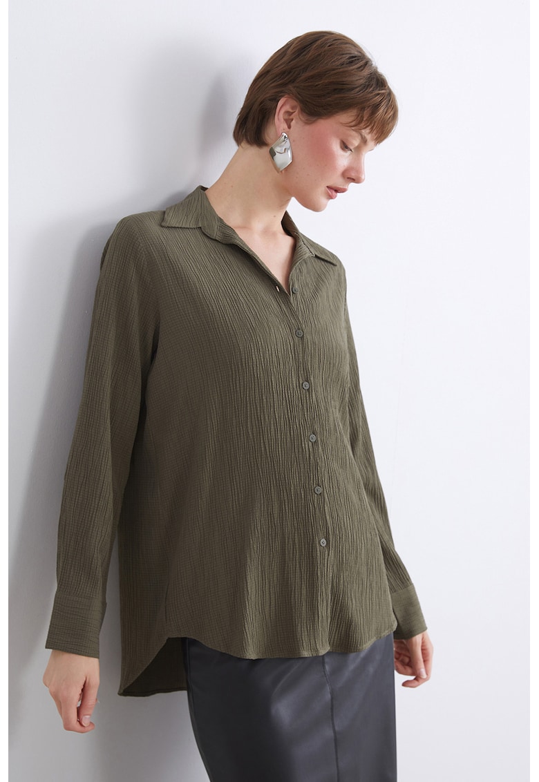 Camasa uni cu nasturi