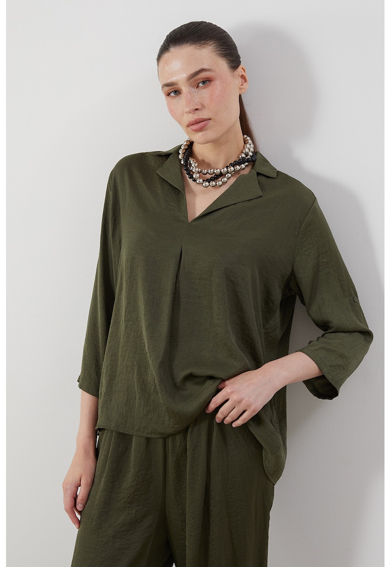 Bluza lejera cu maneci trei sferturi