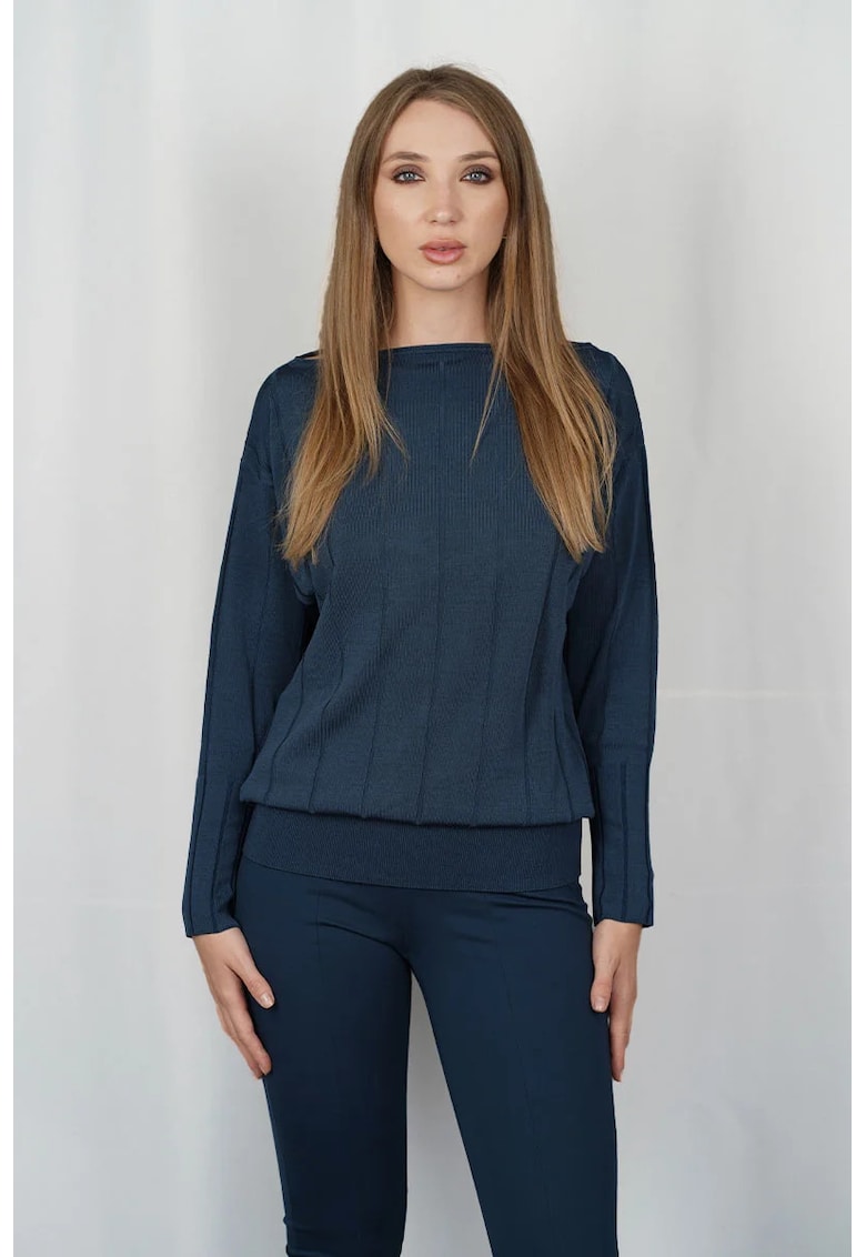 Pulover supradimensionat cu mânecă lungă