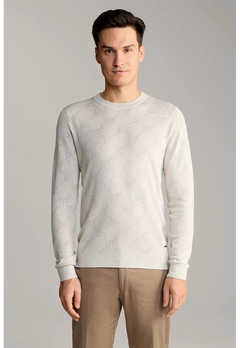 Pulover regular fit cu imprimeu logo