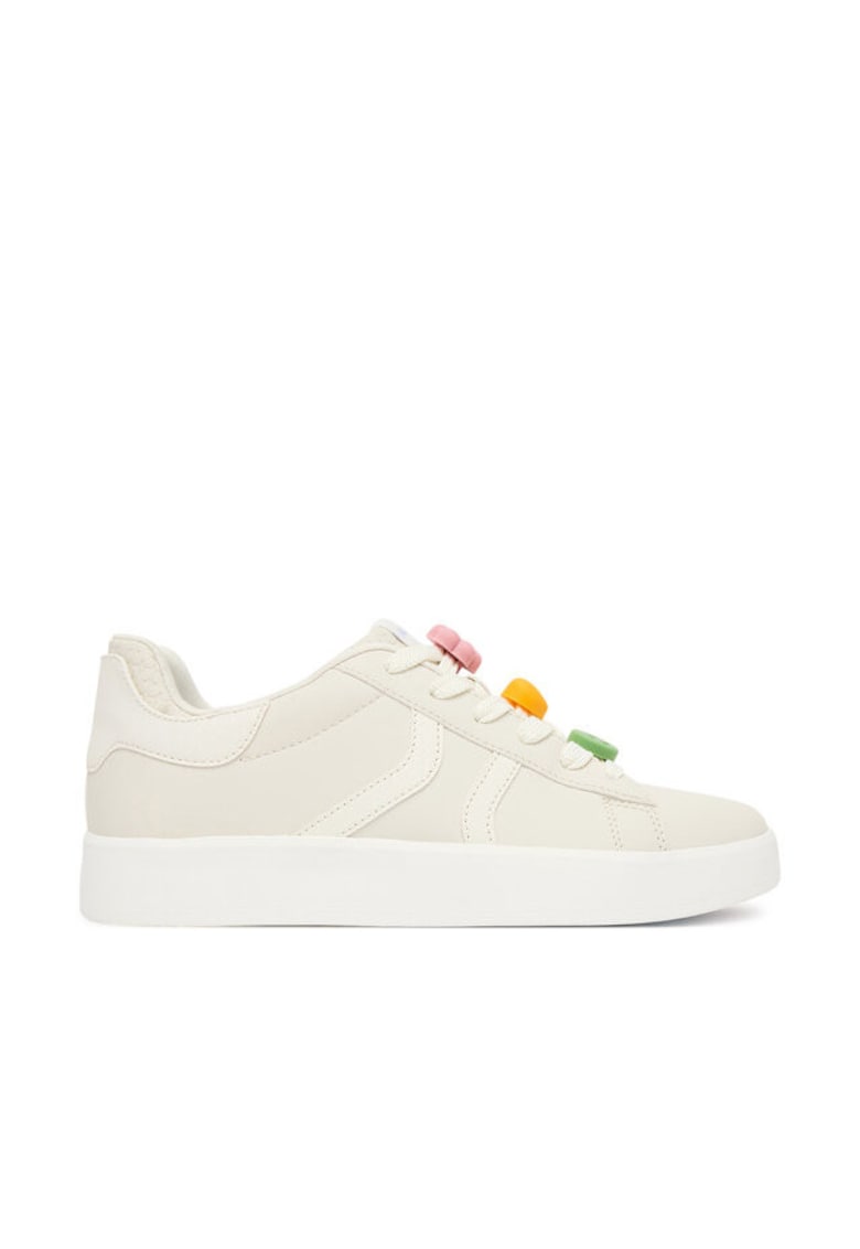 Tenisi dama - din piele ecologica - multicolor