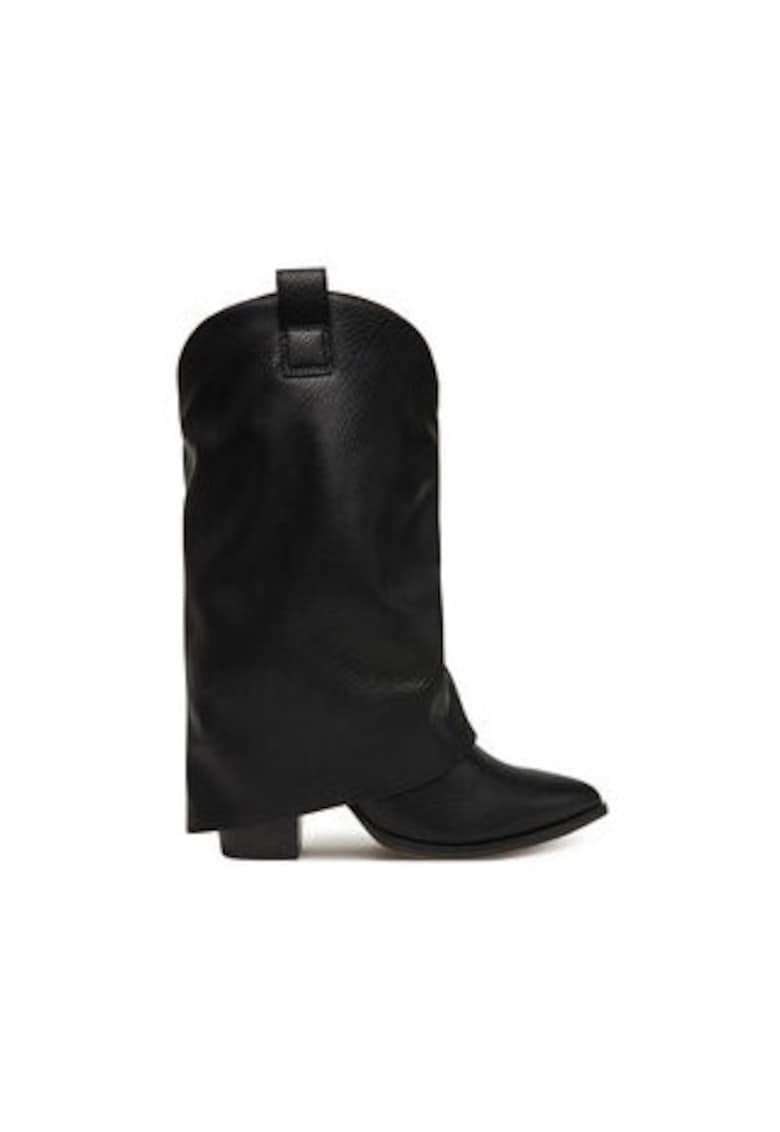 Cizme dama - negru - piele ecologica