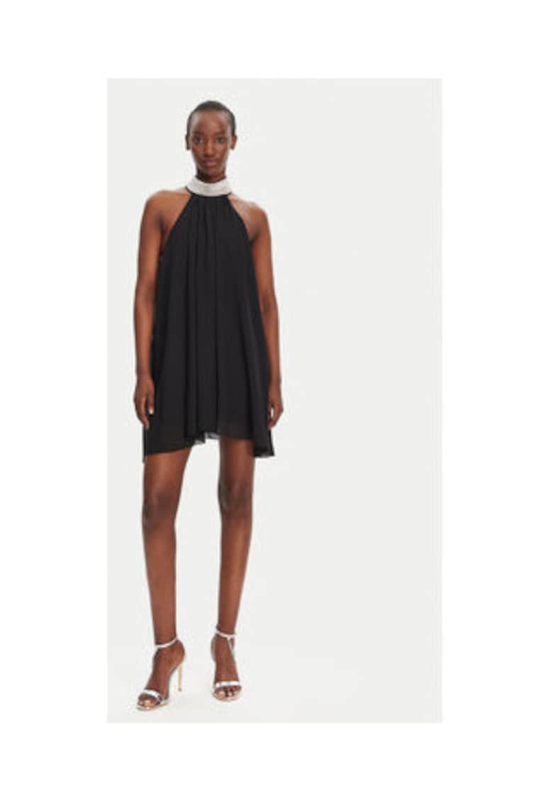 Rochie cocktail - negru - material sintetic -