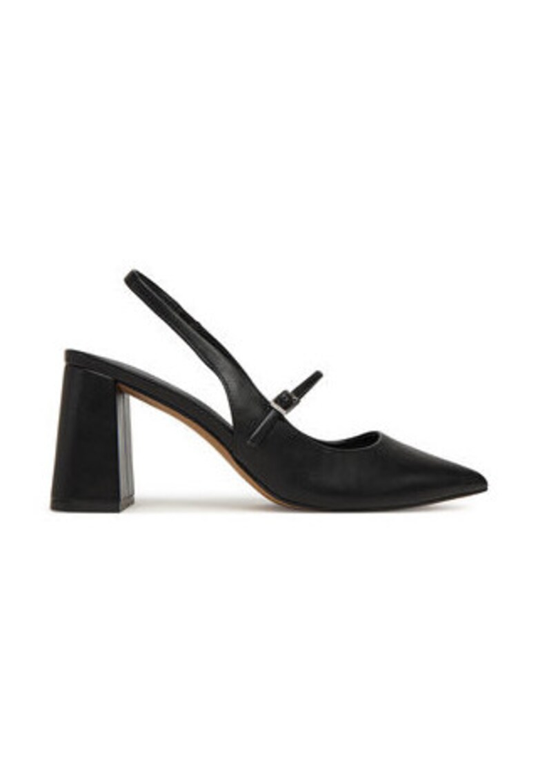Pantofi dama - 305527110 - piele ecologica - negru