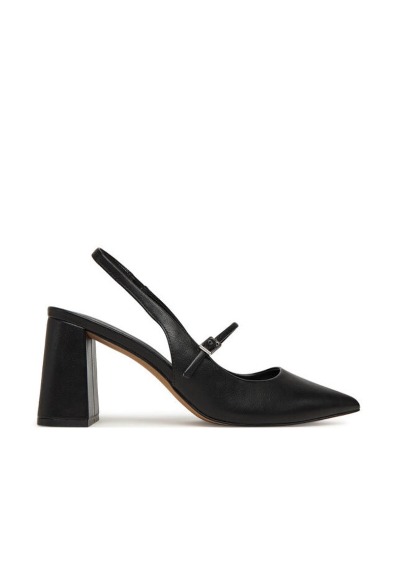 Pantofi dama - 305527110 - piele ecologica - negru